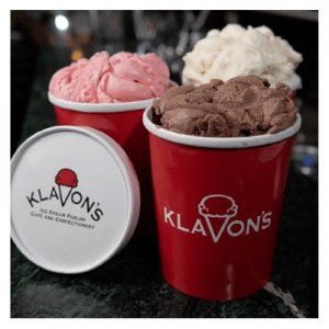 Klavon's Ice Cream Parlor sign on Penn Avenue